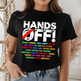 Hands Off Protest Shirt, Trendy Political Hands Off Protest Sweatshirt and Hoodie, Hands Off Medicaid Medicare Social Security