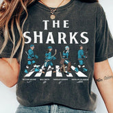 The San Jose Sharks Walking Road Ice Hockey Comfort Colors Shirt, Macklin Celebrini Will Smith Gift For Fan Shirt'4419559013