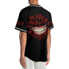 Joker HaHaHa Why So Serious Baseball Jersey Shirt, Horror Movie Character Mens Shirt, Unisex 3D Shirt, Halloween Gifts