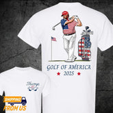 2025 Golf Of America Shirt, Funny Fathers Day Shirt, Gift for Dad Who Golfs, Trump Golf Shirt, Gulf Of America Shirt, Gift For Dad