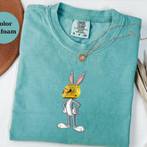 Lewis Hamilton Racing Helmet Bugs Bunny Shirt, Funny F1 Fan Crewneck, Cartoon Racer Top, Motorsport Gift, Unisex Shirt