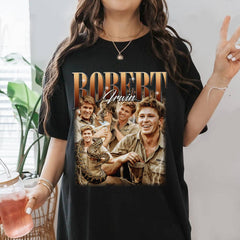 Retro 90s Robert Irwin Zookeeper Bootleg Shirt, Vintage Robert Irwin Fan Gift,Gift For Her Or Him, Robert Irwin Wildlife Photographer shirt