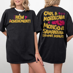 New Achievement Two-Sided Comfort Colors Shirt, Dungeon Carl T Shirt, Sci-Fi Book Lover Tee, Bookish Apparel for Book Lovers Shirt