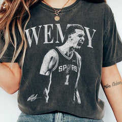 Victor Wembanyama Basketball Shirt, San Antonio Basketball Tee, Wemby Basketball Gift Unisex Shirt'4419470736