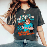 Steves Lava Chicken shirt, MineC movie shirt, Lava Chicken Miners shirt, Steve Pixel Gaming Boys Kids Game, Gift for