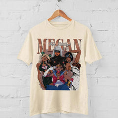 Megan Thee Stallion 90s Anime Shirt, Megan Cosplay Art Shirt, Stallion Fan Shirt, Trendy Unisex Tee, Megan Thee Merch, Hot Girl Summer Shirt