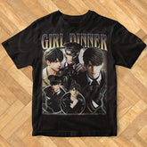 Limited Girl Dinner Caleb Love and Deepspace Vintage T-Shirt, Gift For Woman and Man Unisex Heavy Cotton Tee