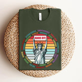 Hands Off Protest Shirt, Political Activism Tee, Environmental Rights T-Shirt, Save Public Lands, Medicare, Social Security, Free Speech