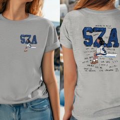 SZA Album Cover, SZA Merch, SZA Aesthetic Tee, Music Fans Shirt, Gift for Fans, Sza Sos Album Shirt, Sza Good Days Classic Retro Sweatshirt