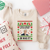 True Crime Ugly Christmas Sweater Party Sweatshirt, Funny Christmas Sweatshirt, Funny Christmas Sweatshirt, Christmas Hoodie Party'4386135347