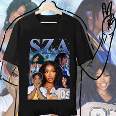 Sza Vintage T-Shirt, Gift For Women and Man Unisex T-Shirt, SZA Sweatshirt, SZA Concert Tee, SZA Bootleg Shirt, Sza Vintage Rap Hip Hop Tee