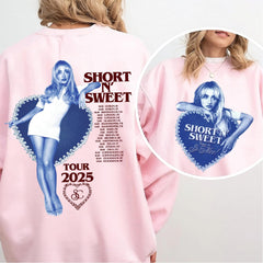 Sabrina Carpenter Shirt, Sabrina Carpenter Short n Sweet Tour 2025 Shirt Must-Have for Fans, Sabrina Carpenter Concert Shirt, Trendy Shirt