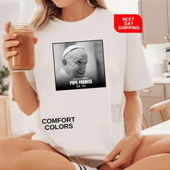 Comfort Colors Papa Francis 1936-2025, Rememberance Shirt, Rest In Peace Shirt, Papa Francis Tribute Shirt, RIP Papa Francis, Papa Francis