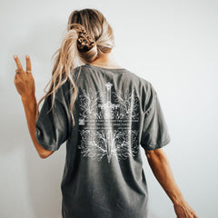 2 sided Fireheart T-shirt | TOG Gift | Throne of Glass | Book Lover Idea | Bookish Gift | Terrasen | Booktok | Aelin Galathynius she was not afraid