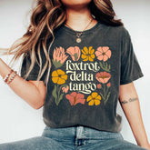 Floral Foxtrot Delta Tango Tshirt, Foxtrot Delta Tango FDT Tshirt, Feminist Shirt, Funny Political Shirt Gift, Feminist Shirt