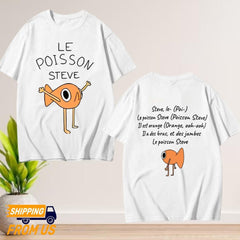 Le Poisson Steve Shirt, Steve Shirt, Funny Golden Fish Shirt, Funny Meme t shirt, Viral Meme Tiktok Tshirt