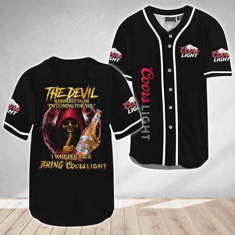 Coors Light Bring From Devil Baseball Jersey - Shirt King