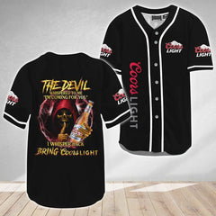 Coors Light Bring From Devil Baseball Jersey - Shirt King