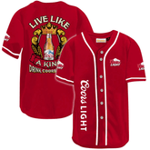 Coors Light Live Like A King Baseball Jersey - Shirt King
