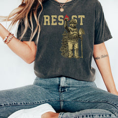 Smokey Bear Resist Shirt, Environmental Activism Tee, National Park Shirt, Protect Our National Parks Shirt, Parks Over Profit Granola Girl