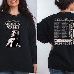Short And Sweet Sweatshirt, Sabrina Sweatshirt, Sabrina Fan Hoodie, Sabrina Merch shirt. Sabrina Merch Sweatshirt, Sabrina 2025 Shirt