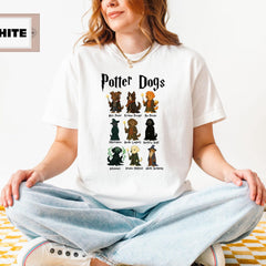Comfort Colors Potter Dogs Shirt, Funny Wizard Dogs Shirt, Gift for Dog Owner, Dog Lover Gift, Birthday Gift, Fantastic Cute Dog Shirt