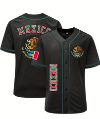 Unisex Adult Mexico Baseball Jersey Breathable Comfortable Mexican Men's Women's Clothes Fashion - Shirt King