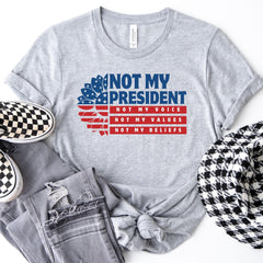 Not My President Shirt, Anti Trump Shirt, Feminist Shirt, Fuck Trump Shirt, Democrat Shirt, Election Shirt, Gift for Democrat, Equality Tee