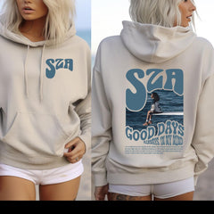 SZA ,Hoodie, SZA Hoodie, Good Days, sza Merch, SZA sos Tour, sza Album Hoodie, sza Graphic Tee, Street Wear Hoodie, Design on Back, sza ,A1