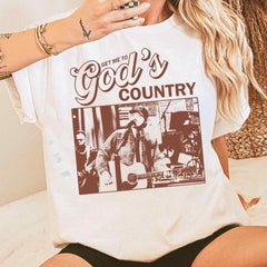 Get Me To God's Country Shirt, Morgan Wallen Shirt, Cow Skull Sweatshirt, Country Mucic Shirt, Gift For Her