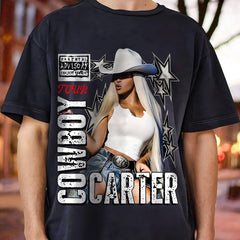 Cowboy Carter Concert T-Shirt Western Music Tour Tee, Retro Country Fan Shirt
