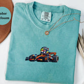 F1 Racing Car T-Shirt � Formula Race Car Graphic Tee, Car Lover Shirt, Colorful Sports Car Comfort Colors Tee, Gift for Racer Fans