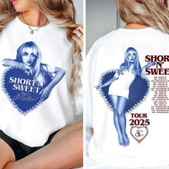 Sabrina Carpenter Shirt, Sabrina Carpenter Short n Sweet Tour 2025 Shirt Must-Have for Fans, Sabrina Carpenter Concert Shirt, Trendy Shirt