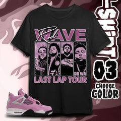 AJ 4 Orchid Unisex T-Shirt, Sweatshirt, Hoodie, Rod Wave Last Lap Tour Tees, Shirt In Light Pink To Match Sneaker