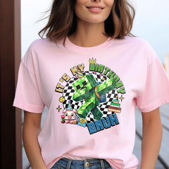 Bruh It's My Birthday Minecraft Shirt, Minecraft Shirt, Dabbing Game Character, Birthday Boy Minecraft Shirt, Gamer Birthday Shirt