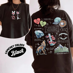 Twilight Inspired Comfort Colors Shirt, Vampire Wolf Romance Shirt, Twilight Saga Fan Apparel, Edward Bella Fan Merch, Gift for Book Lover