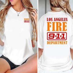 Los Angeles Fire 9-1-1 Department Bobby Nash 2 Sides Print Shirt, Bobby Nash 911 TV Show Movie Shirt, TV Show Gift For 911 Fans 25425LN87