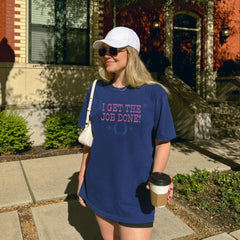 I Get The Job Done Shirt, Roan The Giver Tee, Pink Pony Girl, Western Comfort Colors Shirt, Lesbian Shirt, Midwest Princess Pride Shirt