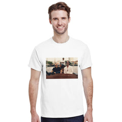 White Lotus T-Shirt Sam Rockwell & Walton Goggins Boat Scene | Unofficial White Lotus Merch Tee