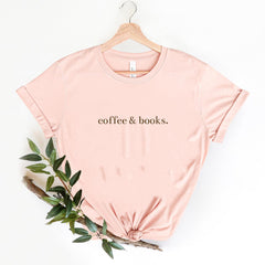 Coffee & Books Sweatshirt, Cute Books Lover Sweatshirt, Books Club Shirt, Books Lover Gift, Back To School Shirt, Elementary Teacher Shirt
