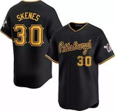 Men's Pirates Paul Skenes Black Alternate, Limited Player Jersey