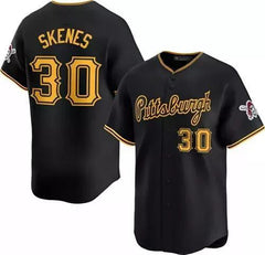 Men's Pirates Paul Skenes Black Alternate, Limited Player Jersey