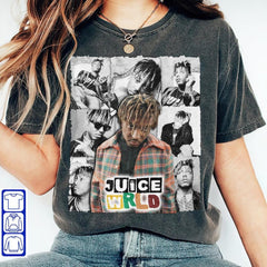 Juice Wrld Music Shirt, 90S Vintage juice world 999 Juice Wrld Music 2023 Bootleg Graphic Tour, Graphic Tee