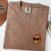 Chicago Football Shirt, Game Day Bear T-Shirt, Football Fan Sports Gift, Unisex Comfort Colors Tee For Men, Women