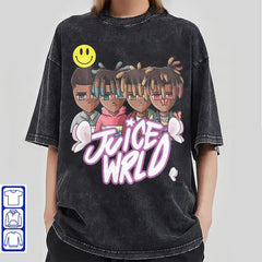 Juice Wrld Legends Never Die T-Shirt, Hip Hop Oversized Streetwear Tee, Rap Music Fan Gift, 999 Merch Graphic Shirt
