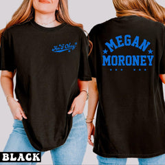 Megan Moroney Am I Ok Shirt, Royal Blue Megan Moroney Tshirt, MM Am I Okay Tour Shirt- arn325