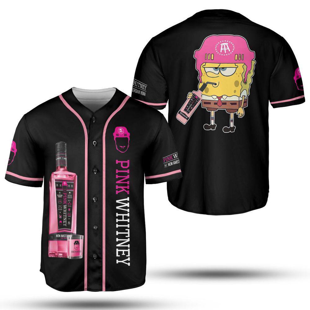 Liquor Baseball Jersey Collection, Pink Whitney Vodka Jersey, Alcoholic Drinkers Gift, Liquor Lovers Shirt - Shirt King