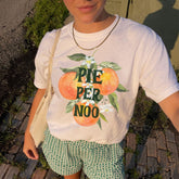 Piper No graphic tee, the white lotus shirt, funny TV series apparel, oranges tshirt, Thailand tee, koh samui shirt, trendy summer tee