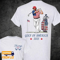 2025 Golf Of America Shirt, Funny Fathers Day Shirt, Gift for Dad Who Golfs, Trump Golf Shirt, Gulf Of America Shirt, Gift For Dad