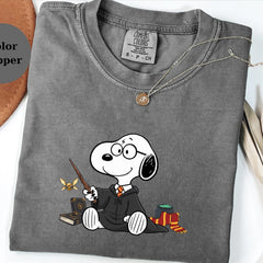 Cute Harry Potter Snoopy T-Shirt � Magic Dog Tee � Cozy Wizard Gift Shirt